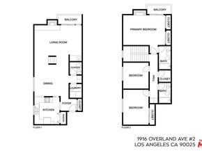 1916 Overland Avenue 2, Los Angeles CA 90025