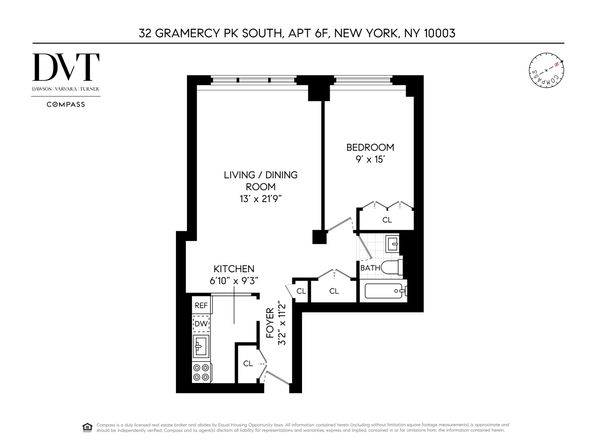 32 Gramercy Park S 6F, New York NY 10003