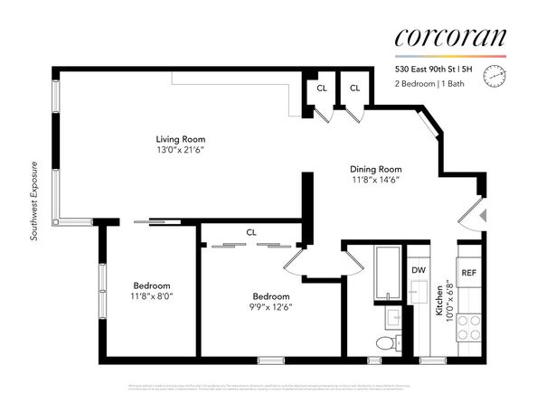 530 East 90th Street 5H, New York NY 10128