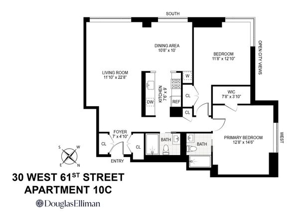 30 West 61st Street 10C, New York NY 10023