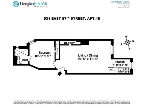 531 East 87th Street 4D, New York NY 10128