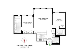 150 East 23rd Street 14C, New York NY 10010