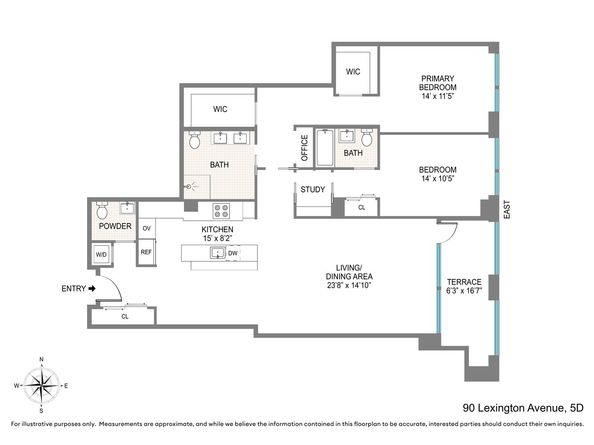 90 Lexington Avenue 5D, New York NY 10016
