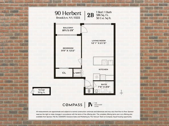 90 Herbert Street 2B, Brooklyn NY 11222