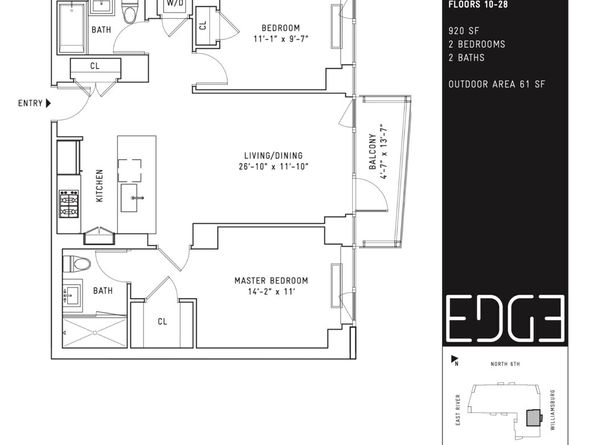 22 North 6th Street 24J, Brooklyn NY 11249