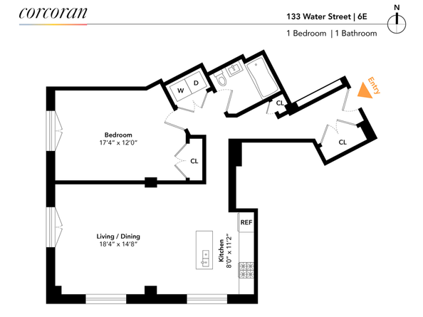 133 Water Street 6E, Brooklyn NY 11201