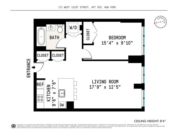 171 West 131st Street 303, New York NY 10027