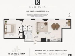 432 West 52nd Street 1G, New York (Manhattan) NY 10019