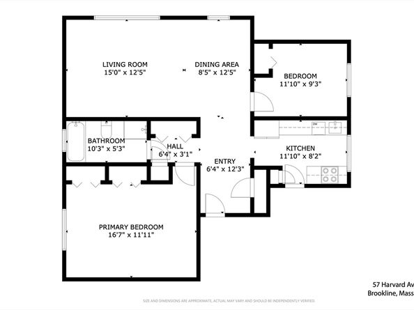 57 Harvard Avenue 1, Brookline MA 02446