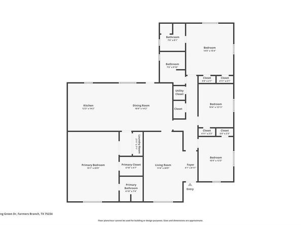 3048  Golfing Green Drive , Farmers Branch Texas 75234