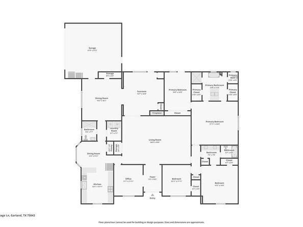 1405  Carriage Lane , Garland Texas 75043