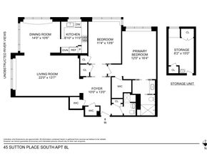 45 Sutton Place S 8L, New York NY 10022