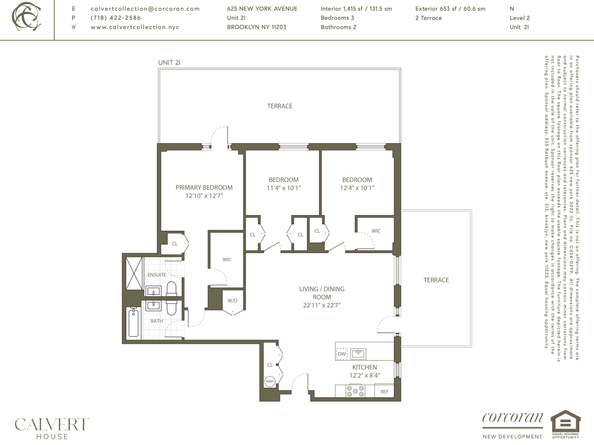 625 New York Avenue 2I, Brooklyn NY 11203