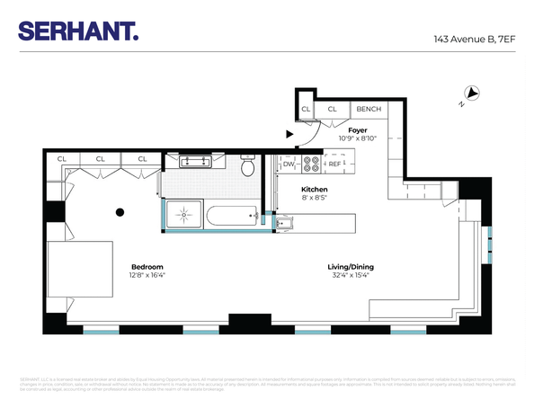 143 Ave B 7EF, New York NY 10009