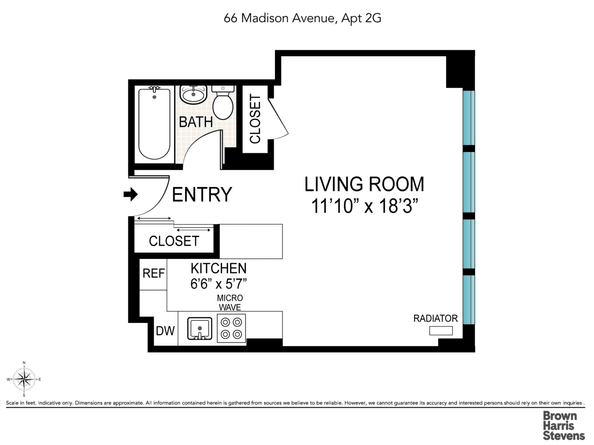 66 Madison Avenue 2G, New York NY 10016