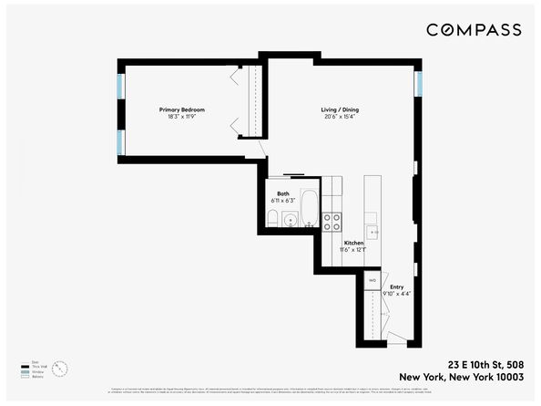 23 East 10th Street 508, New York NY 10003