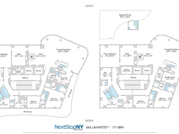 445 Lafayette Street PH18/PH17, New York NY 10003