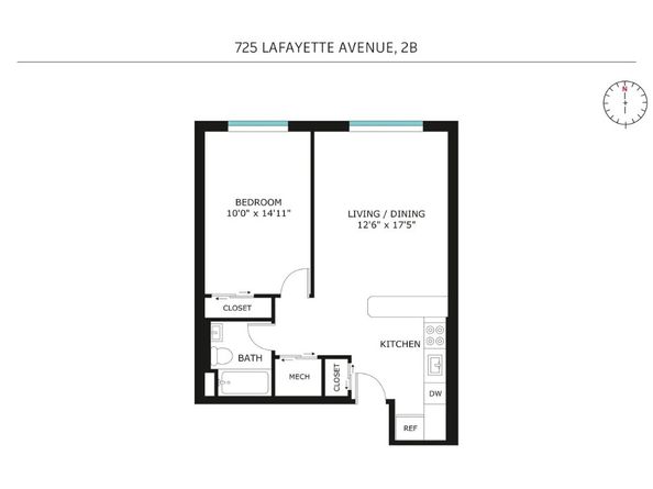 725 Lafayette Avenue 2B, Brooklyn NY 11221