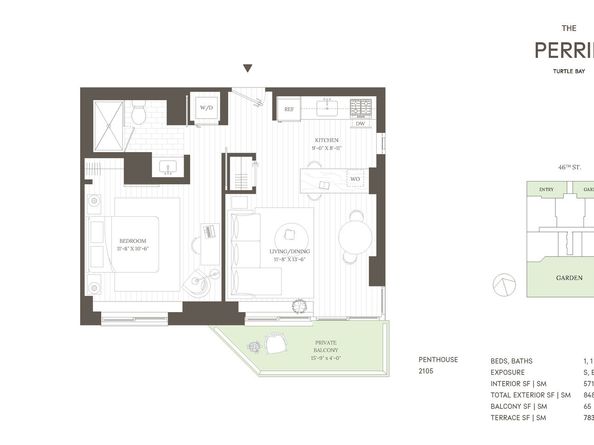 234 East 46th Street PH2105, New York NY 10017