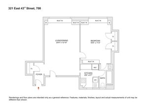 321 East 43rd Street 708, New York NY 10017