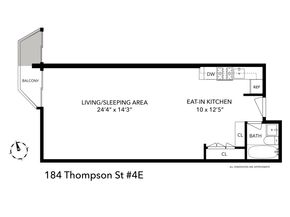 184 Thompson Street 4E, New York NY 10012