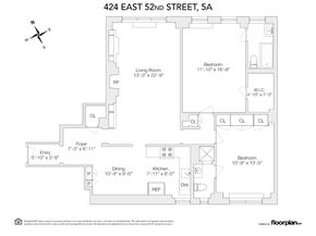 424 East 52nd Street 5A, New York NY 10022