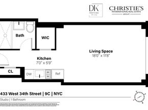 433 West 34th Street 9C, New York NY 10001