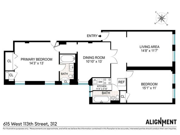 615 West 113th Street 312, New York NY 10025