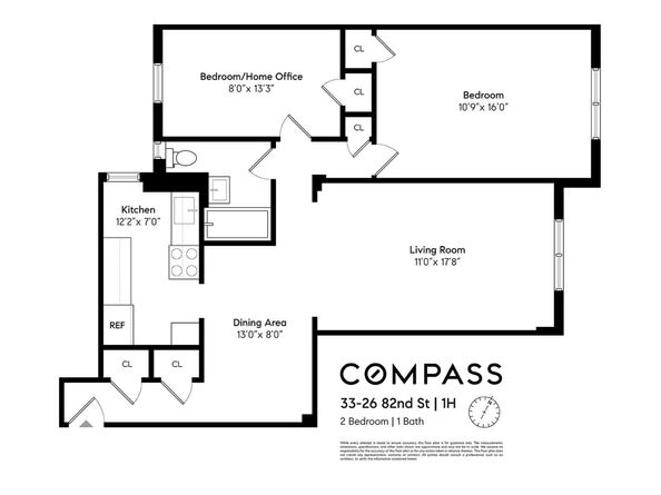 33-26 82nd Street 1H, Queens NY 11372