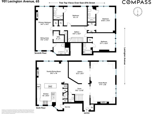 901 Lexington Avenue 6S/7S, New York NY 10065