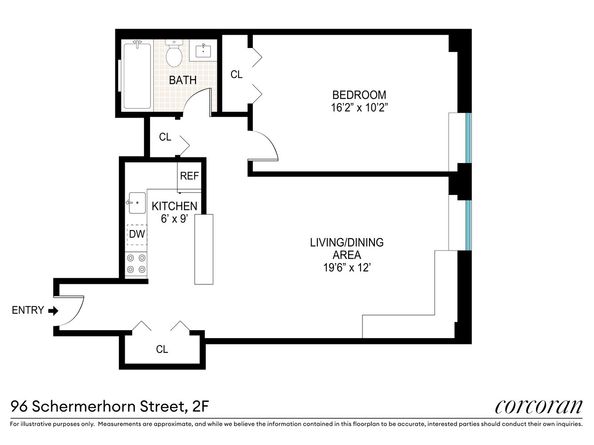 96 Schermerhorn Street 2F, Brooklyn NY 11201