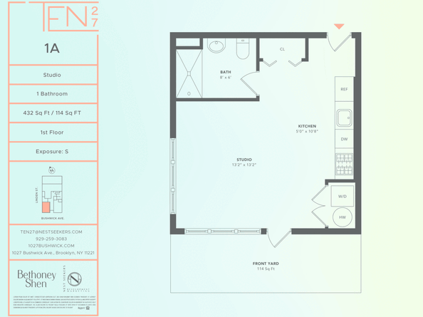 1027 Bushwick Avenue 1A, Brooklyn NY 11221