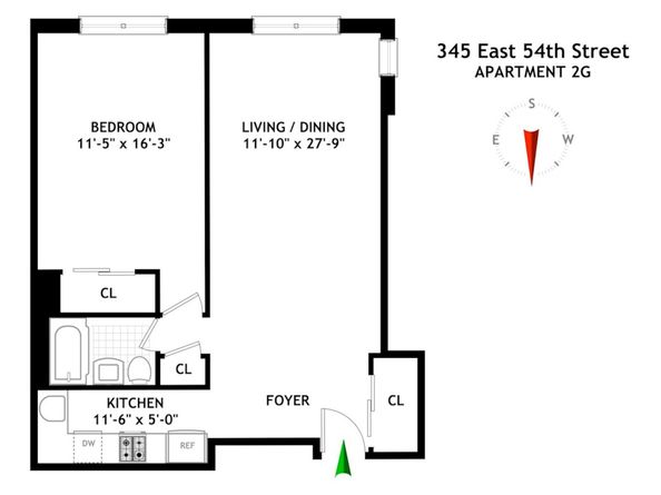 345 East 54th Street 2G, New York NY 10022