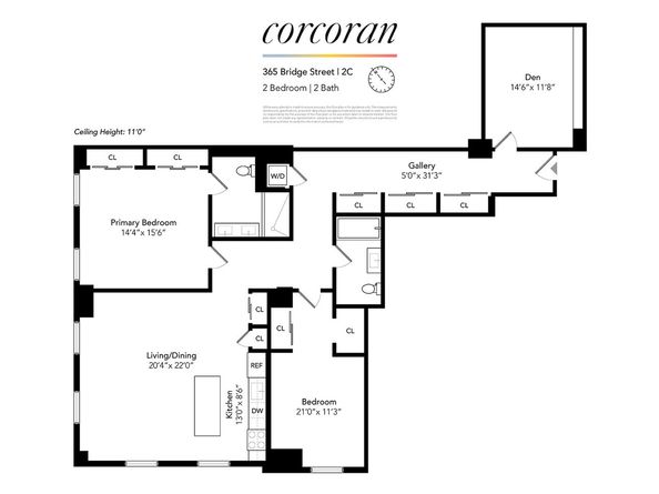 365 Bridge Street 2C, Brooklyn NY 11201