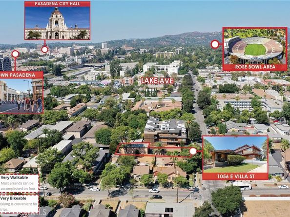 1056 1052 E VILLA Street, Pasadena CA 91106