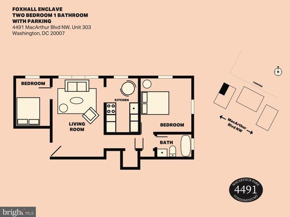 4491 Macarthur Boulevard NW 303, Washington DC 20007