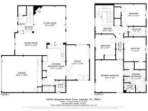 16704 Shipshaw River CV, Leander TX 78641