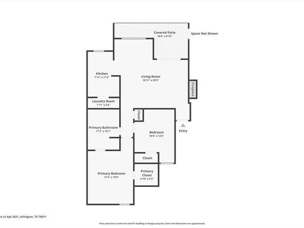 2101  Calico Lane  2621, Arlington Texas 76011
