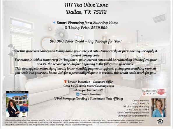 1117  Tea Olive Lane , Dallas Texas 75212