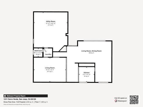 1311 Cerro Verde, San Jose CA 95120