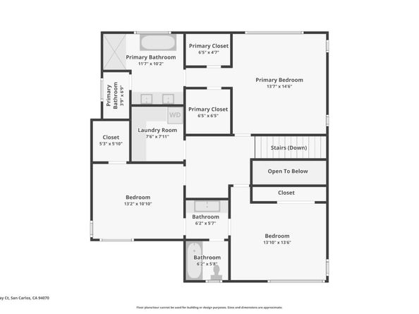 90 Gateway Court, San Carlos CA 94070