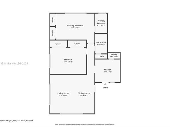 3209 Colony Club Rd 1W, Pompano Beach FL 33062