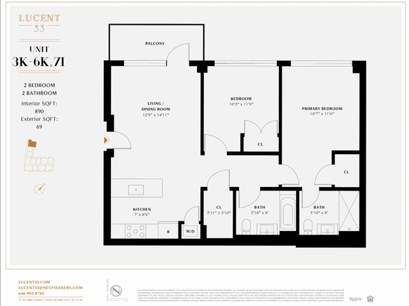 37-34 33rd Street 7I, Queens NY 11101