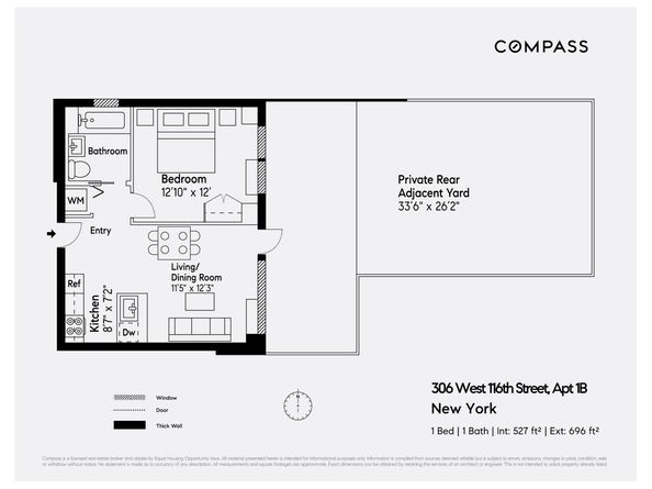306 West 116th Street 1B, New York NY 10026
