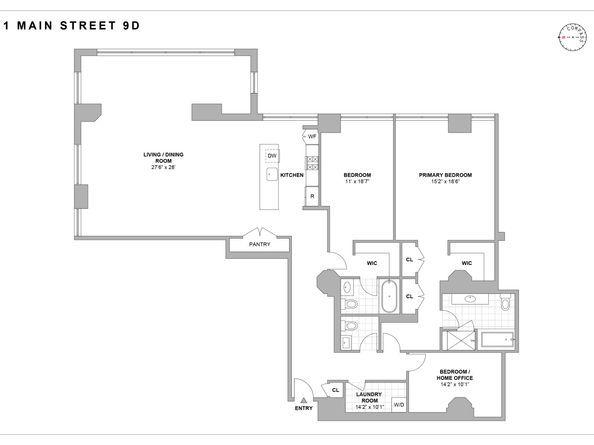 1 Main Street 9D, Brooklyn NY 11201