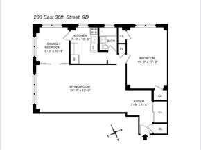 200 East 36th Street 9D, New York NY 10016