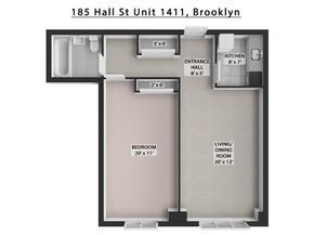 185 Hall Street 1411, Brooklyn NY 11205