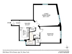 854 West 181st Street 1K, New York NY 10033