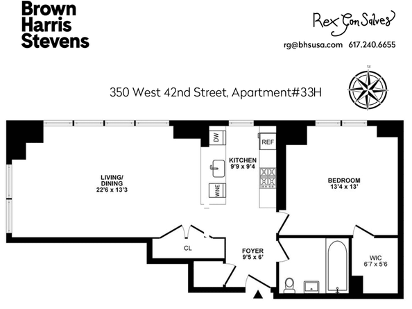 350 West 42nd Street 33H, New York NY 10036