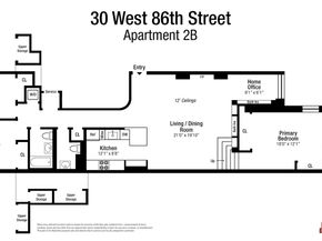 30 West 86th Street 2B, New York NY 10024